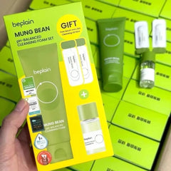 Beplain Mung Bean pH-Balanced Cleansing Foam Set (with Free Gifts)
