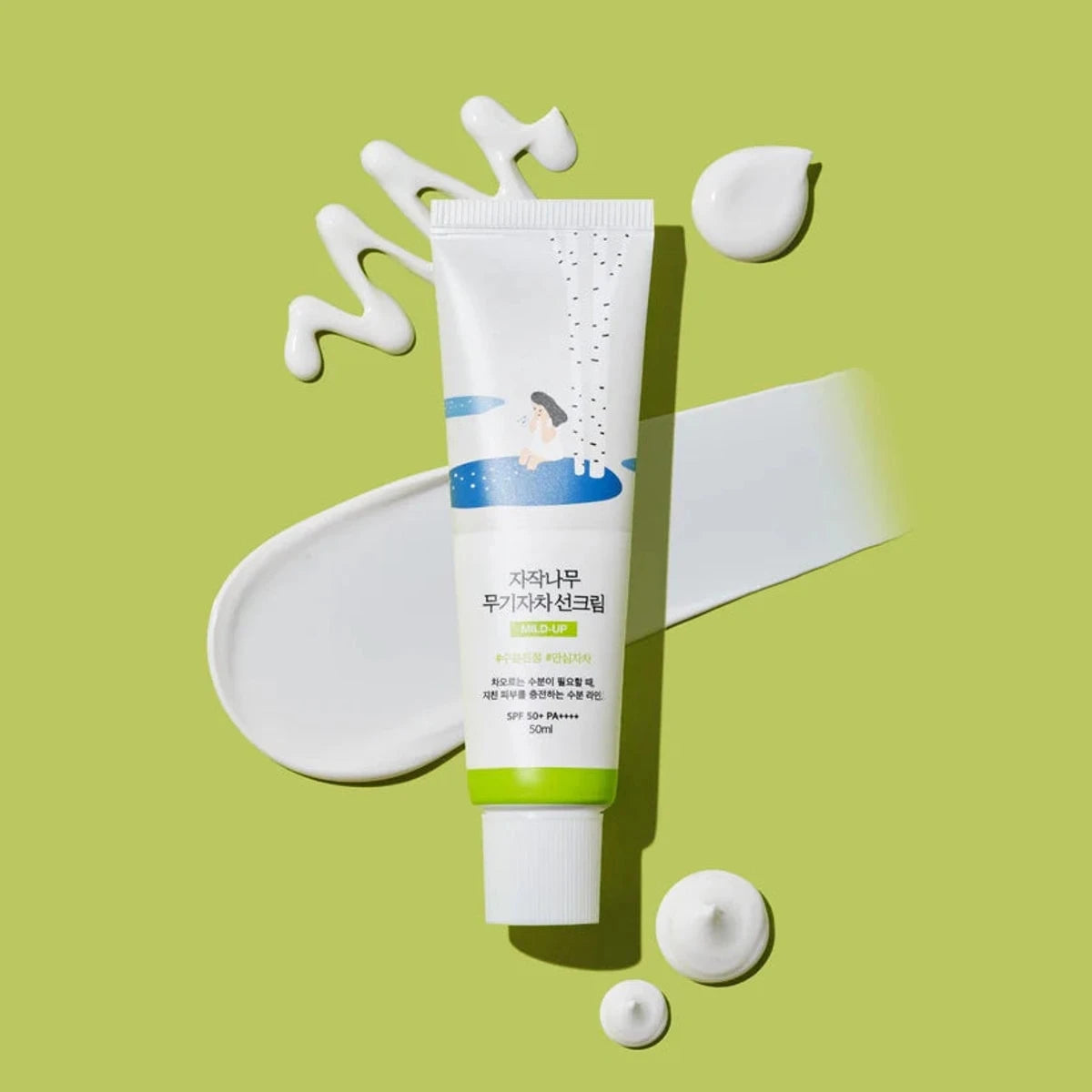 Round Lab – Birch Moisturizing Mild-Up Sunscreen SPF50+, PA++++ 50ml